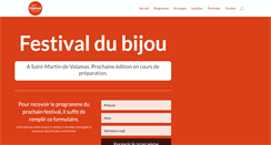 Desktop Screenshot of festivaldubijou.com